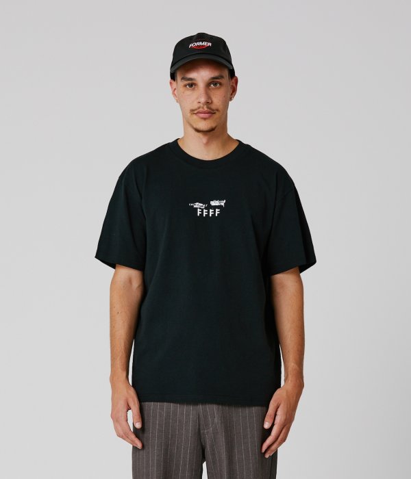 画像1: FORMER " FLOURISH CRUX T-SHIRT " - BLACK    (1)