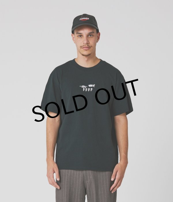 画像1: FORMER " FLOURISH CRUX T-SHIRT " - BLACK    (1)