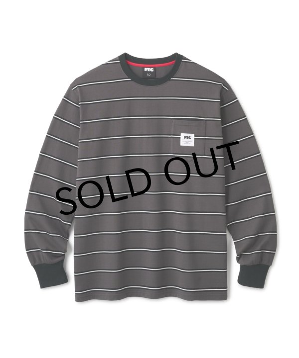 画像1: FTC " STRIPE L/S TOP " - BLACK (1)