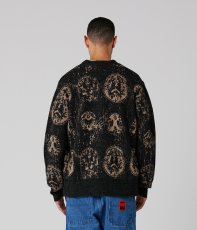 画像3: 【 SALE 】FORMER " CA BRAINSCAN CARDIGAN " - BLACK MUSHROOM   (3)