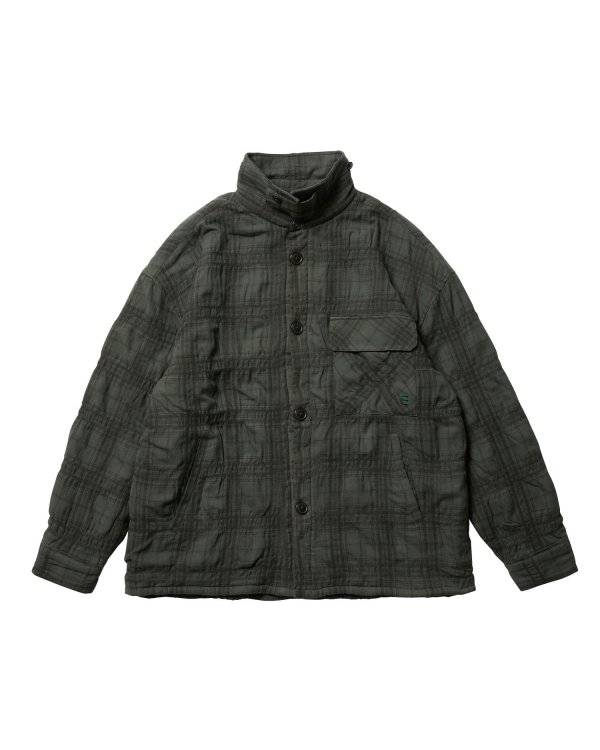 画像2: EVISEN " SHAO PLAID FLEECE JACKET " - GREEN    (2)