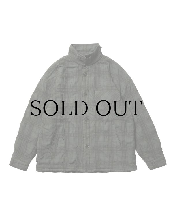 画像2: EVISEN " SHAO PLAID FLEECE JACKET " - GREEN    (2)