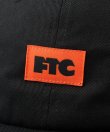 画像2: FTC " SMALL LOGO 6 PANEL " - BLACK (2)