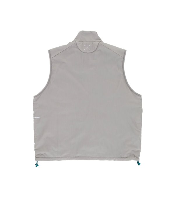 画像2: POP TRADING COMPANY " POP REVERSIBLE SAFARI VEST " - WET WEATHER/BAYBERRY  (2)