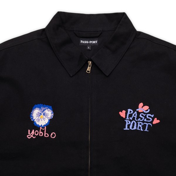 画像3: PASS~PORT.  " YOBBO WORKERS JACKET " - BLACK   (3)