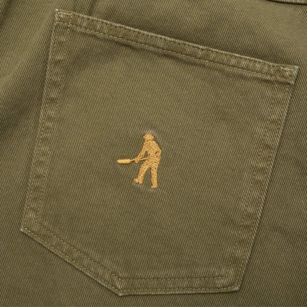 画像3: PASS~PORT.  " WORKERS CLUB DENIM JEAN " - OLIVE   (3)
