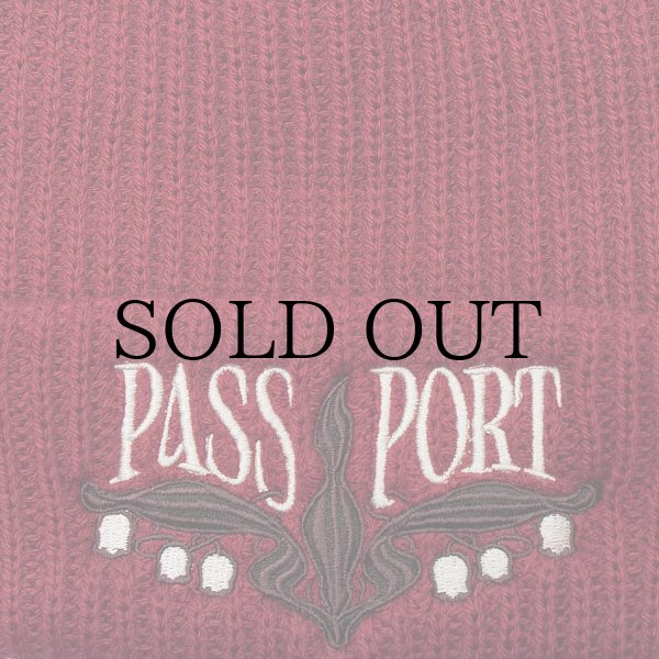 画像2: PASS~PORT.  " LILY OF THE VALLEY BEANIE " - RED   (2)