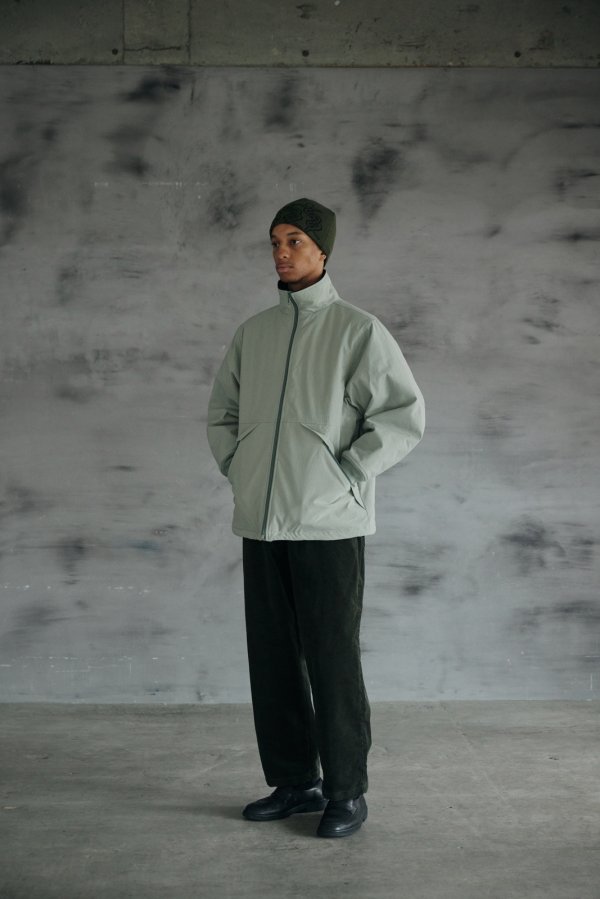 画像1: COMFORTABLE REASON " BRUSHED LINING CORDS SLACS " - DARK GREEN / ONE SIZE (1)