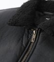 画像7: FORMER " SHERPA LEATHER JACKET " - BLACK (7)
