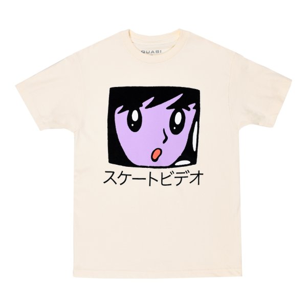 画像1: QUASI " VIDEO DEPT. TEE " - CREAM (1)