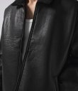 画像6: FORMER " SHERPA LEATHER JACKET " - BLACK (6)