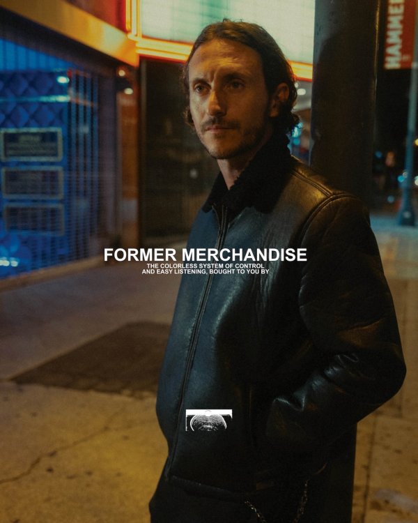 画像1: FORMER " SHERPA LEATHER JACKET " - BLACK (1)