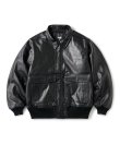 画像1: FTC " LEATHER A-2 FLIGHT JACKET " - BLACK (1)