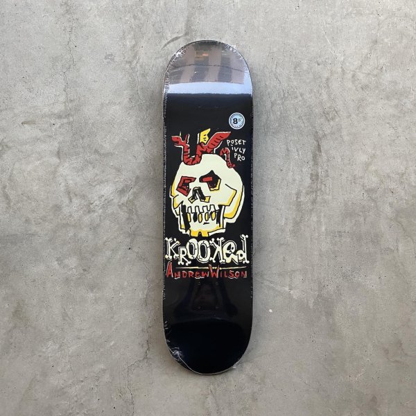 画像1: 【 KROOKED 】 " ANDREW WILSON POSTVLY PRO DECK " - 8.5 inch  (1)