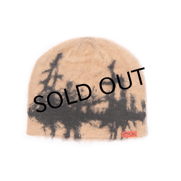 画像1: HODDLE " FAUX MOHAIR SKULL BEANIE " - TAN (1)