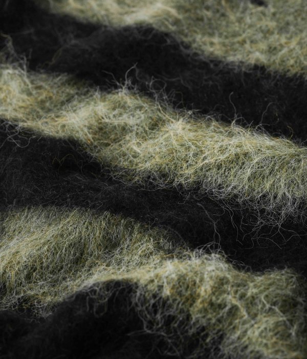 画像7: 【 SALE 】FORMER / DION AGIUS COLLECTION " DION STRIPE KNIT " - BLACK  (7)
