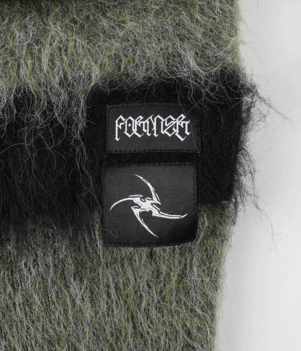 画像6: 【 SALE 】FORMER / DION AGIUS COLLECTION " DION STRIPE KNIT " - BLACK  (6)