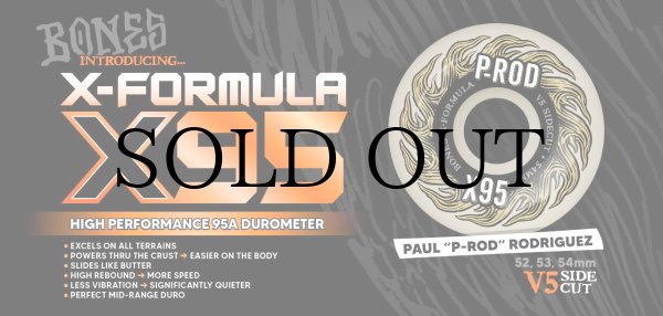 画像2: BONES "  X-FORMULA P-ROD PRO MODEL" - 53MM V5 SIDECUT 95A (2)