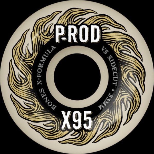 画像7: BONES " X-FORMULA P-ROD PRO MODEL" - 53MM V5 SIDECUT 95A (7)