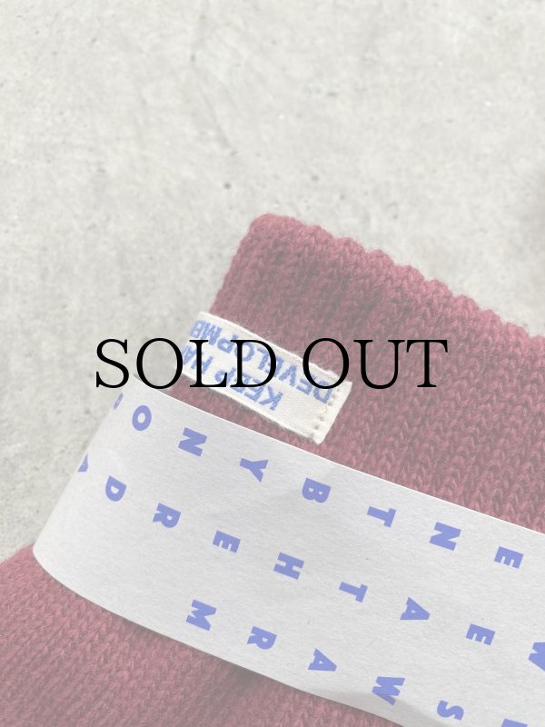 画像2: NOROLL " USUALLY GLOVE " - DARK RED (2)