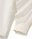 画像3: FTC " PIGMENT DYED SMALL LOGO L/S TOP " - WHITE (3)