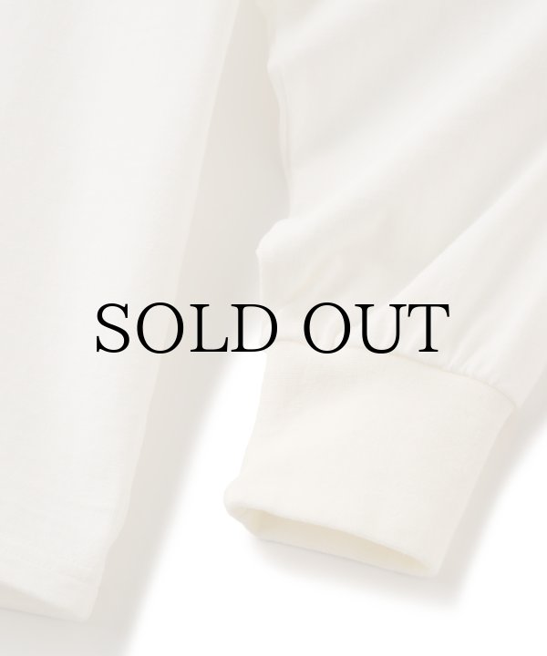 画像3: FTC " PIGMENT DYED SMALL LOGO L/S TOP " - WHITE (3)