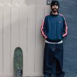 画像2: FTC " STRIPE RIB TRACK JERSEY " - NAVY  (2)