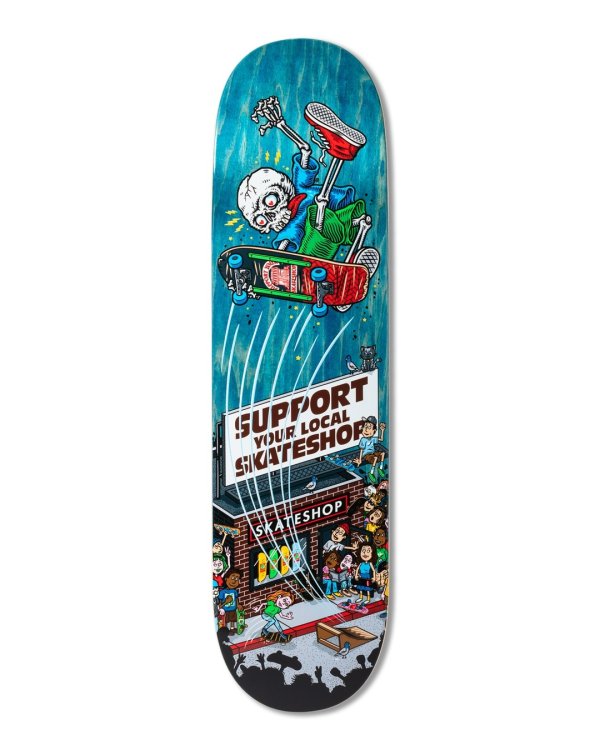 画像1: DELUXE " SHOPKEEPER DECK ART BY TODD BRATRUD / SKATESHOP DAY " - 8.25inch (1)