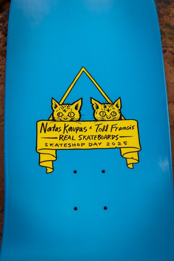 画像5: REAL " NATAS PANTHER GUEST DECK WHEEL WELLS ART BY TODD FRANCIS / SKATESHOP DAY " - 10.8inch (5)