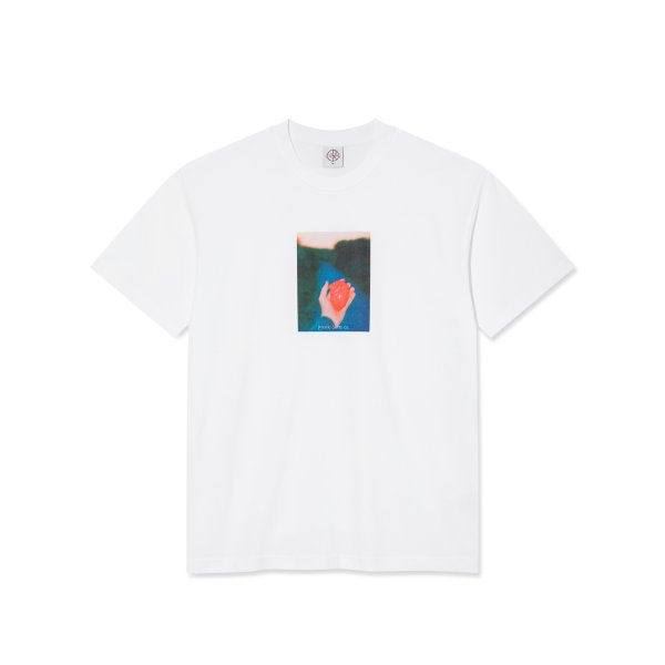 画像1: POLAR SKATE CO. " TEE | HEART IN HAND " - WHITE  (1)