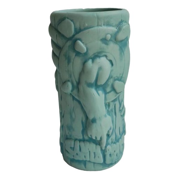 画像2: SANTA CRUZ  " ROSKOPP TIKI MUG 16oz " - BLUE PATINA (2)