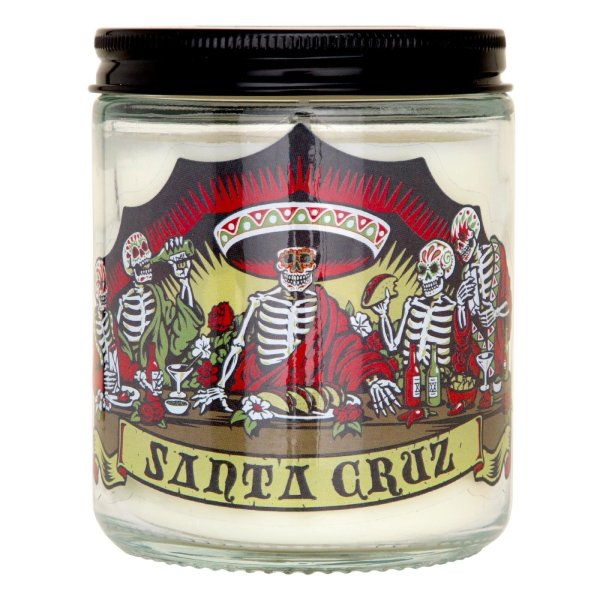画像1: SANTA CRUZ  " GUZMAN DEAD DINERS SANTA CRUZ CANDLE "  (1)