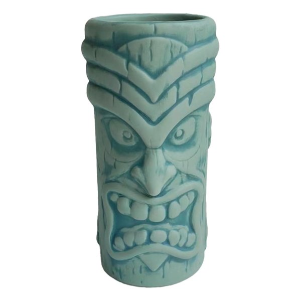 画像1: SANTA CRUZ  " ROSKOPP TIKI MUG 16oz " - BLUE PATINA (1)
