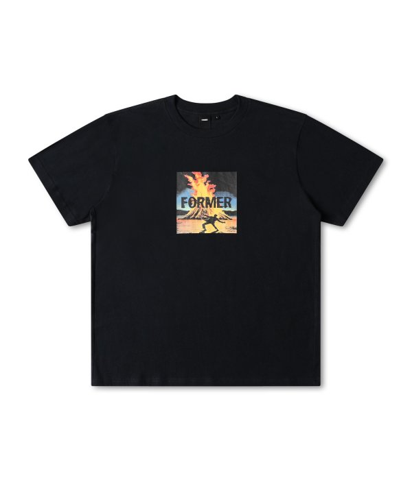 画像1: FORMER " VERLAST T-SHIRT " - BLACK  (1)