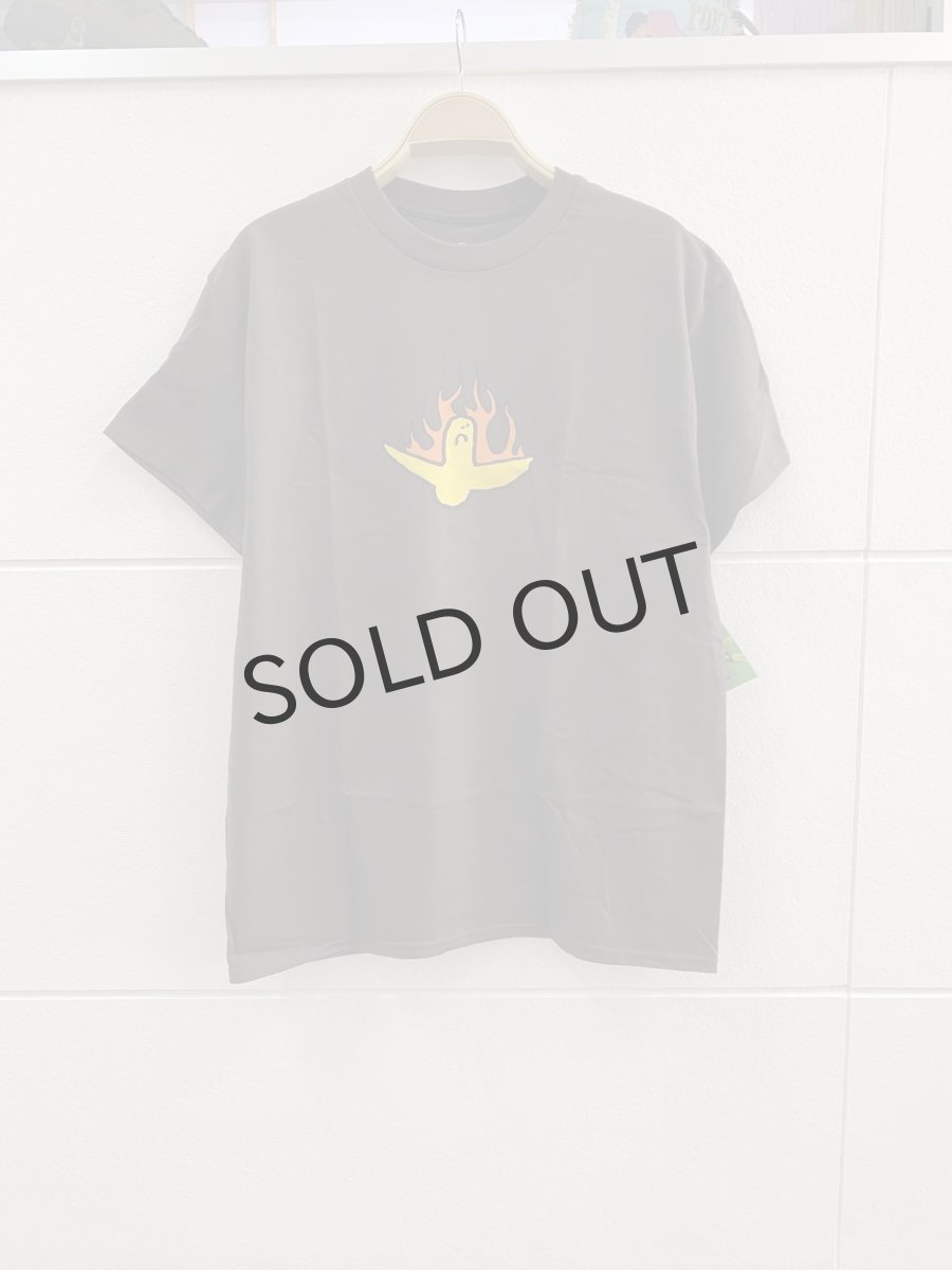 画像1: KROOKED " FIRE BIRD TEE" - DARK CHOCOLATE (1)