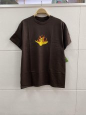 画像1: KROOKED " FIRE BIRD TEE" - DARK CHOCOLATE (1)