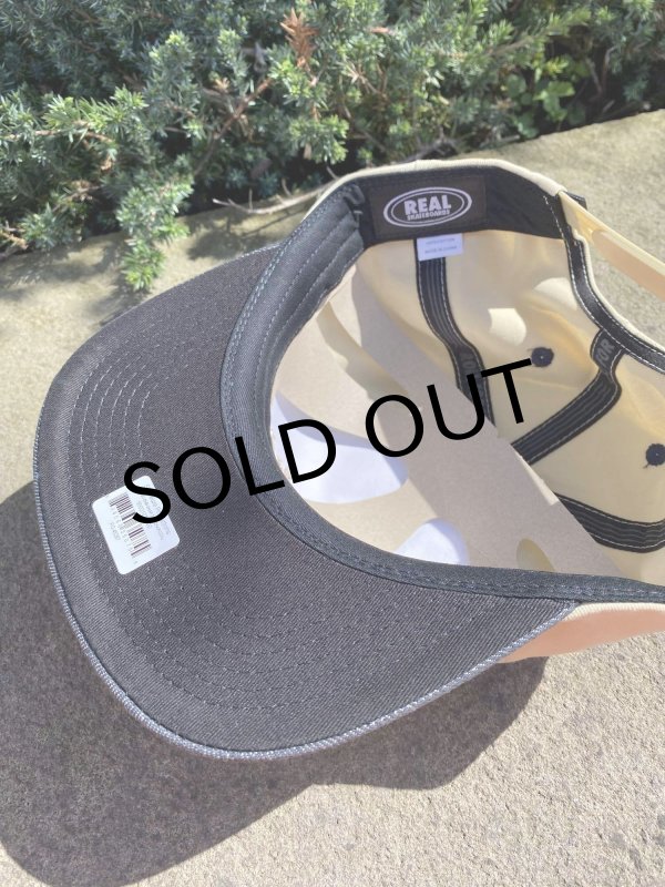 画像4: REAL " EMB SNAPBACK CAP " - TAN / CHARCOAL DENIM (4)