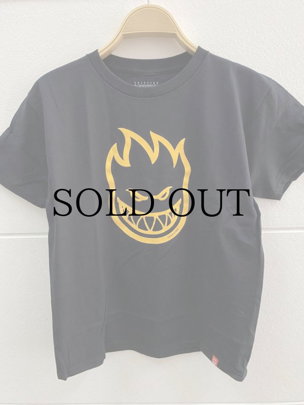 画像1: SPITFIRE " BIGHEAD YOUTH SS TEE " - BLACK (1)