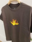 画像2: KROOKED " FIRE BIRD TEE" - DARK CHOCOLATE (2)