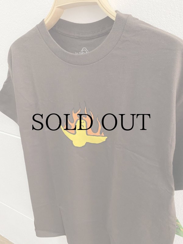 画像2: KROOKED " FIRE BIRD TEE" - DARK CHOCOLATE (2)
