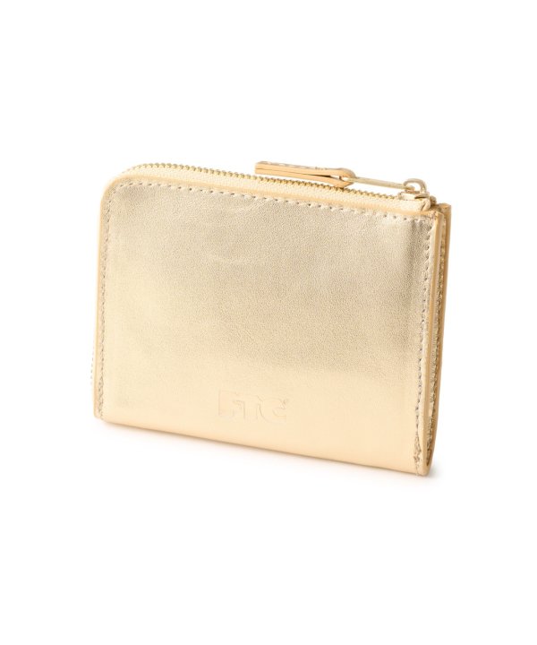 画像1: FTC " LUXE LEATHER COMPACT WALLET " - GOLD (1)