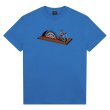画像1: PASS~PORT.  " KEEP RUNNING TEE " - WASHED ROYAL BLUE (1)