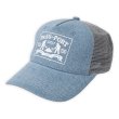 画像1: PASS~PORT.  " WORKERS CLUB DENIM PACKERS TRUCKER " - LIGHT INDIGO (1)