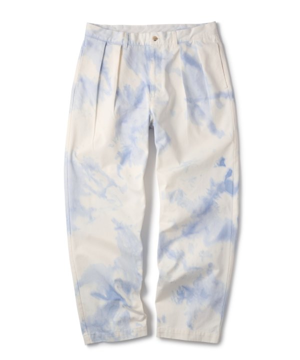画像1: FTC " CHINO SLACKS PANT " - DYED BLUE (1)