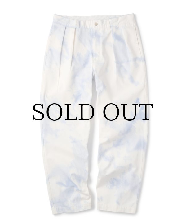 画像1: FTC " CHINO SLACKS PANT " - DYED BLUE (1)