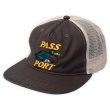 画像1: PASS~PORT.  " FAST DUCK WORKERS TRUCKER " - BARK / CREAM (1)