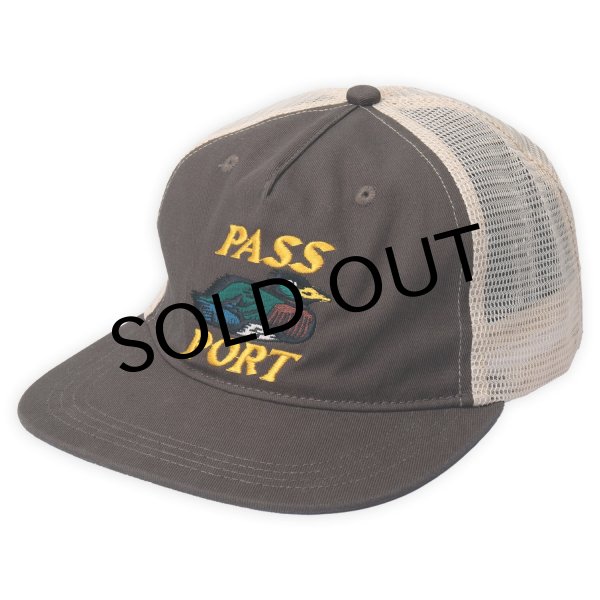 画像1: PASS~PORT.  " FAST DUCK WORKERS TRUCKER " - BARK / CREAM (1)