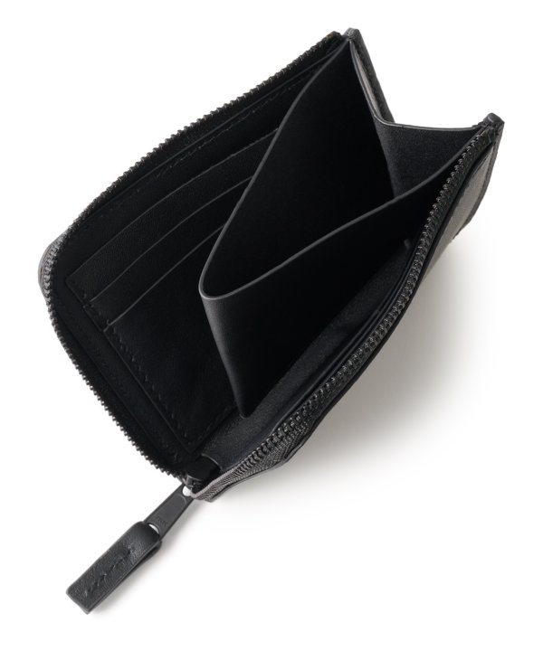 画像3: FTC " LUXE LEATHER COMPACT WALLET " - BLACK (3)