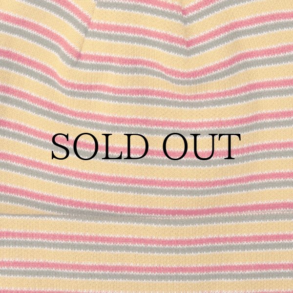 画像2: PASS~PORT.  " Organic Cotton STRIPE KNIT BEANIE " - MUSTARD MULTI (2)