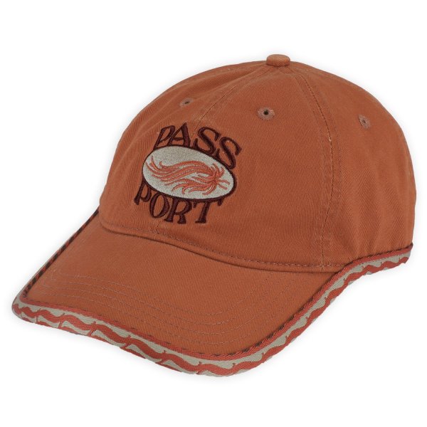 画像1: PASS~PORT.  " SUNSPOT LEAGUES CAP " - WASHED BURNT ORANGE (1)